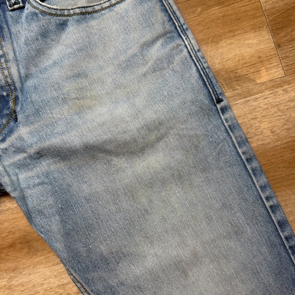 Diesel Safado Jeans Mens 29x34 Light Blue Slim Straight Distressed Denim 0073P - Picture 9 of 16